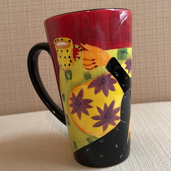 Mary Naylor Designs Coffee Mug.  Hand painted. - Picture 2 of 4